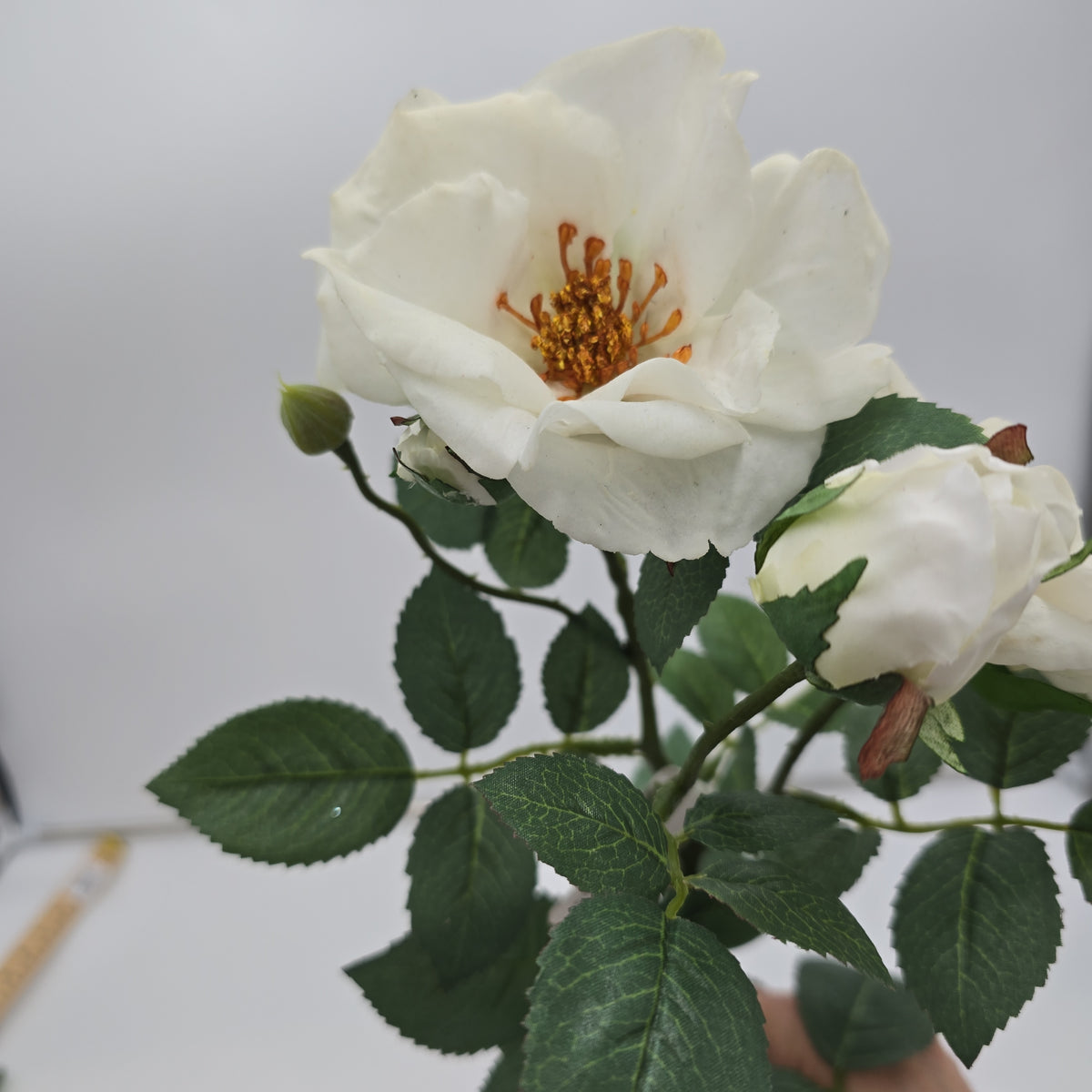 25&quot; Real-touch Rose spray-#fsr040