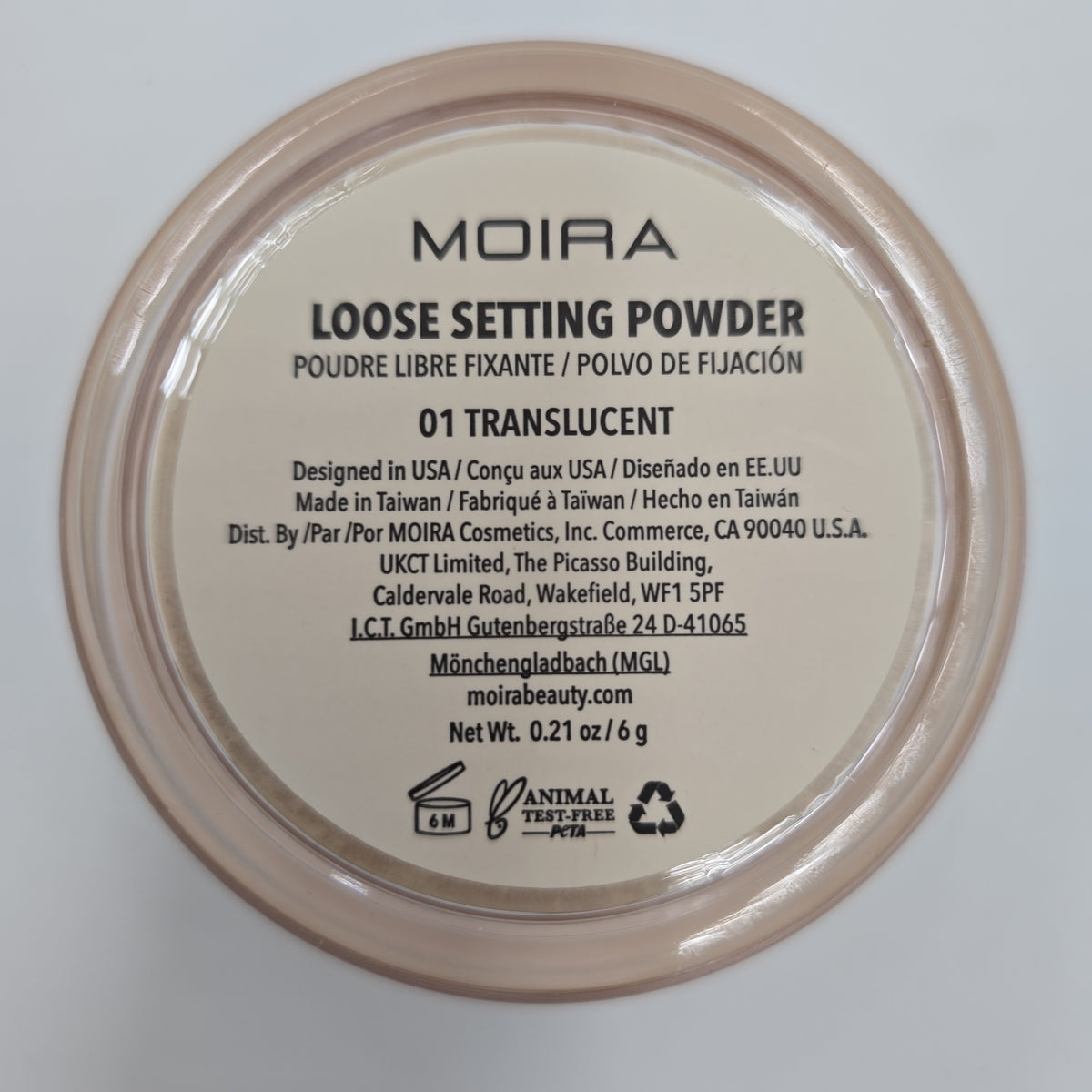 Loose Setting Powder #01 Translucent-Smooth Matte--.21 oz/6g