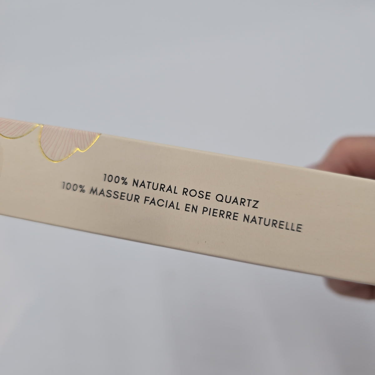 Rose Quartz Gua Sha Stone--Facial Sculpting Massage