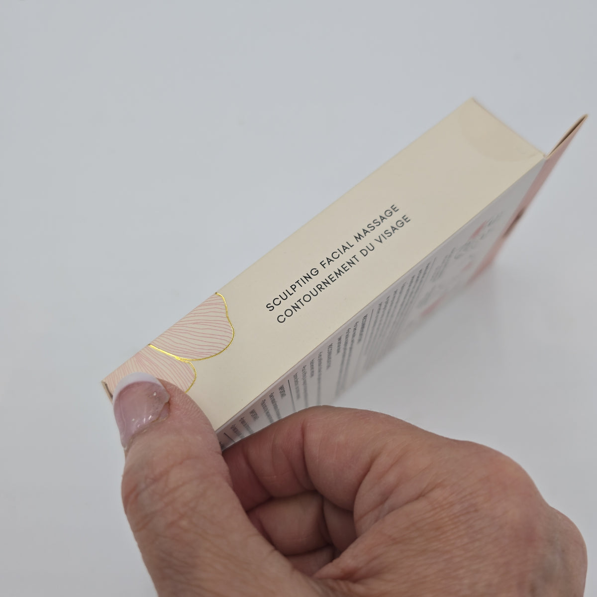 Rose Quartz Gua Sha Stone--Facial Sculpting Massage