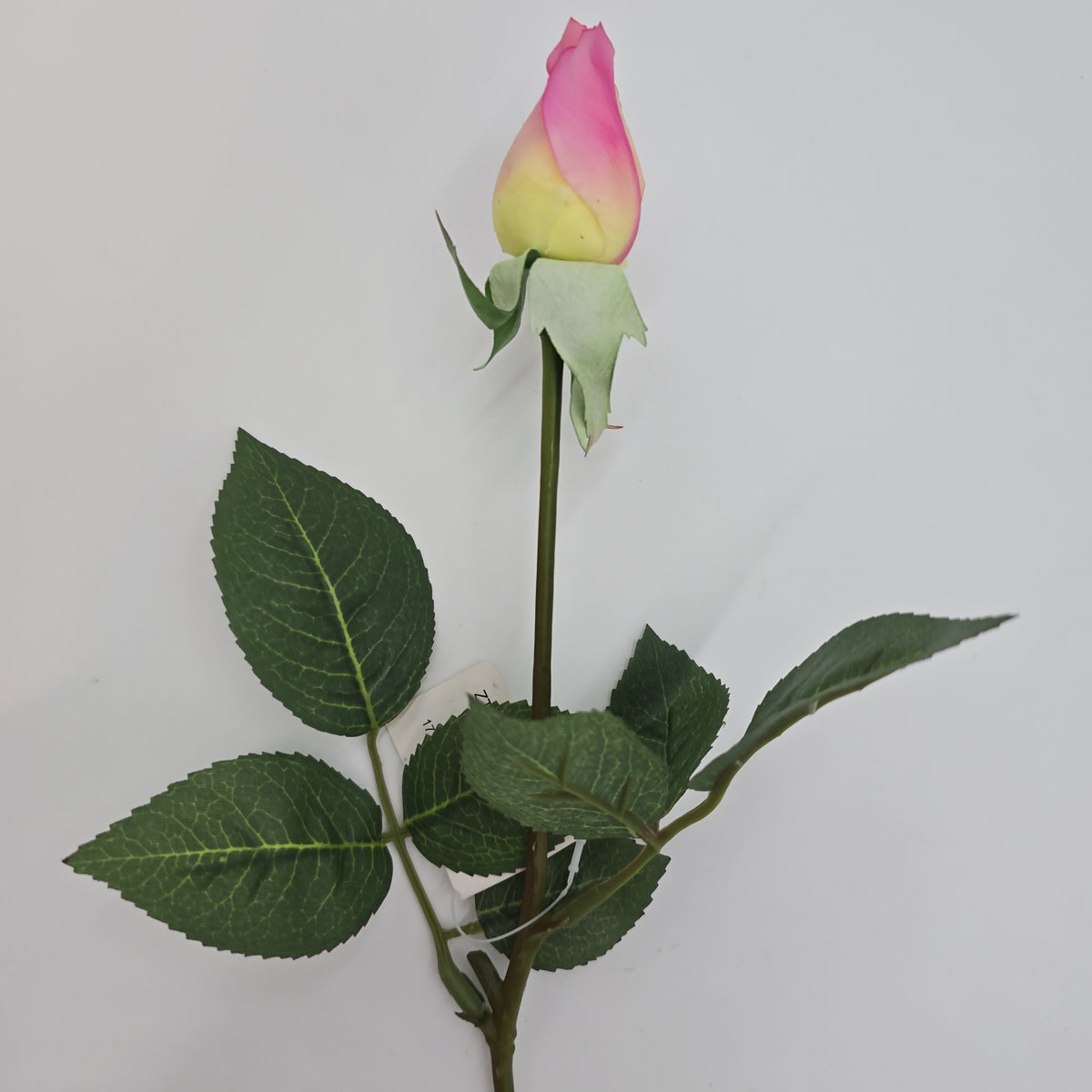 Real touch rose bud-#ztr256-pk/lt