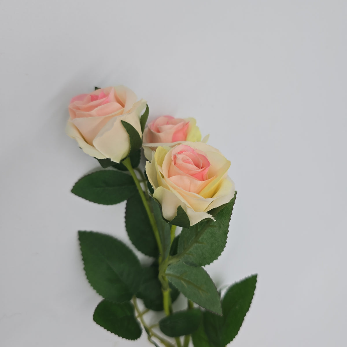 16.5&quot; Rose Cluster  Spray--fsr165-pk/cr