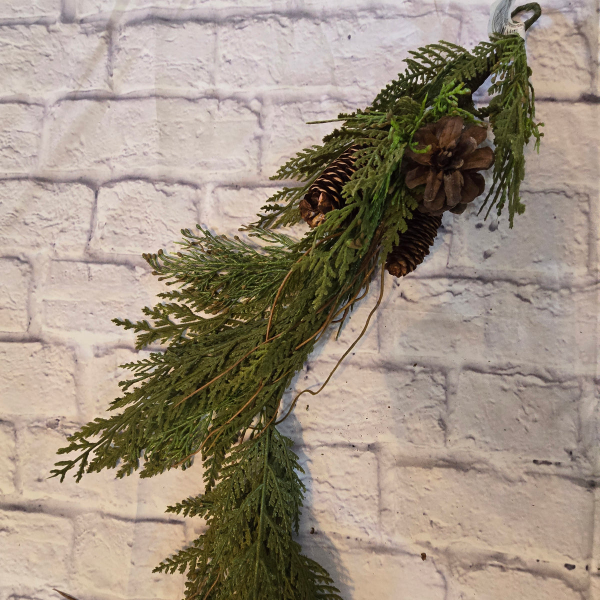 6ft Flocked Incense Cedar Garland--#137808