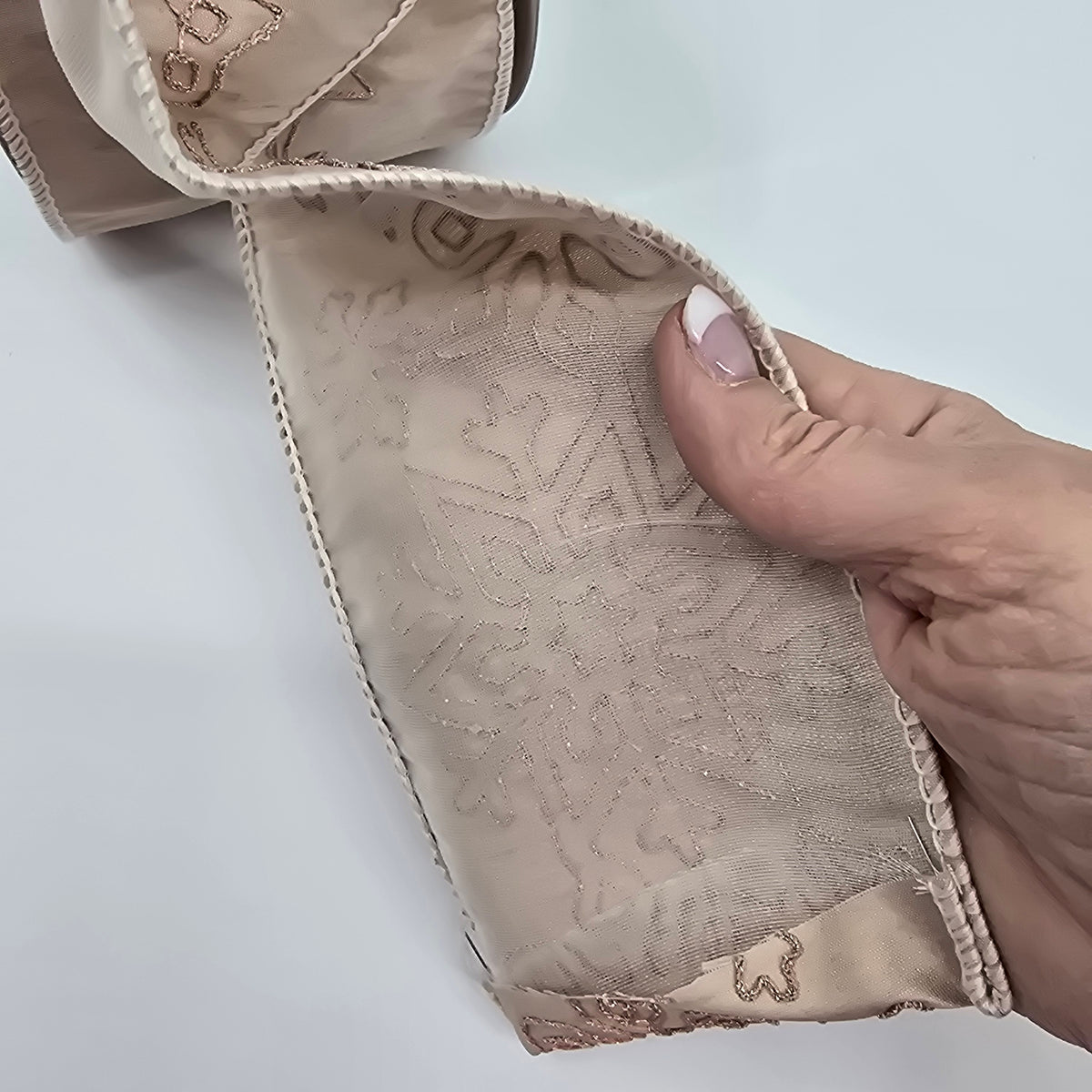 4&quot; snwflk ribbon--#rw1890