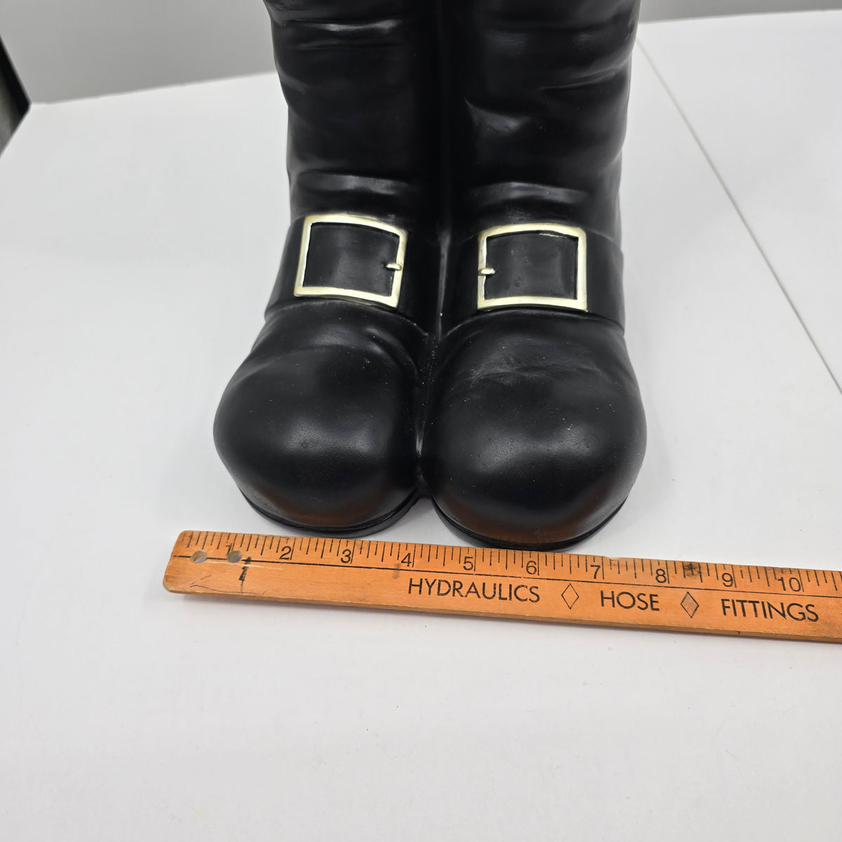 11&quot; Black Santa Boots-#xac702