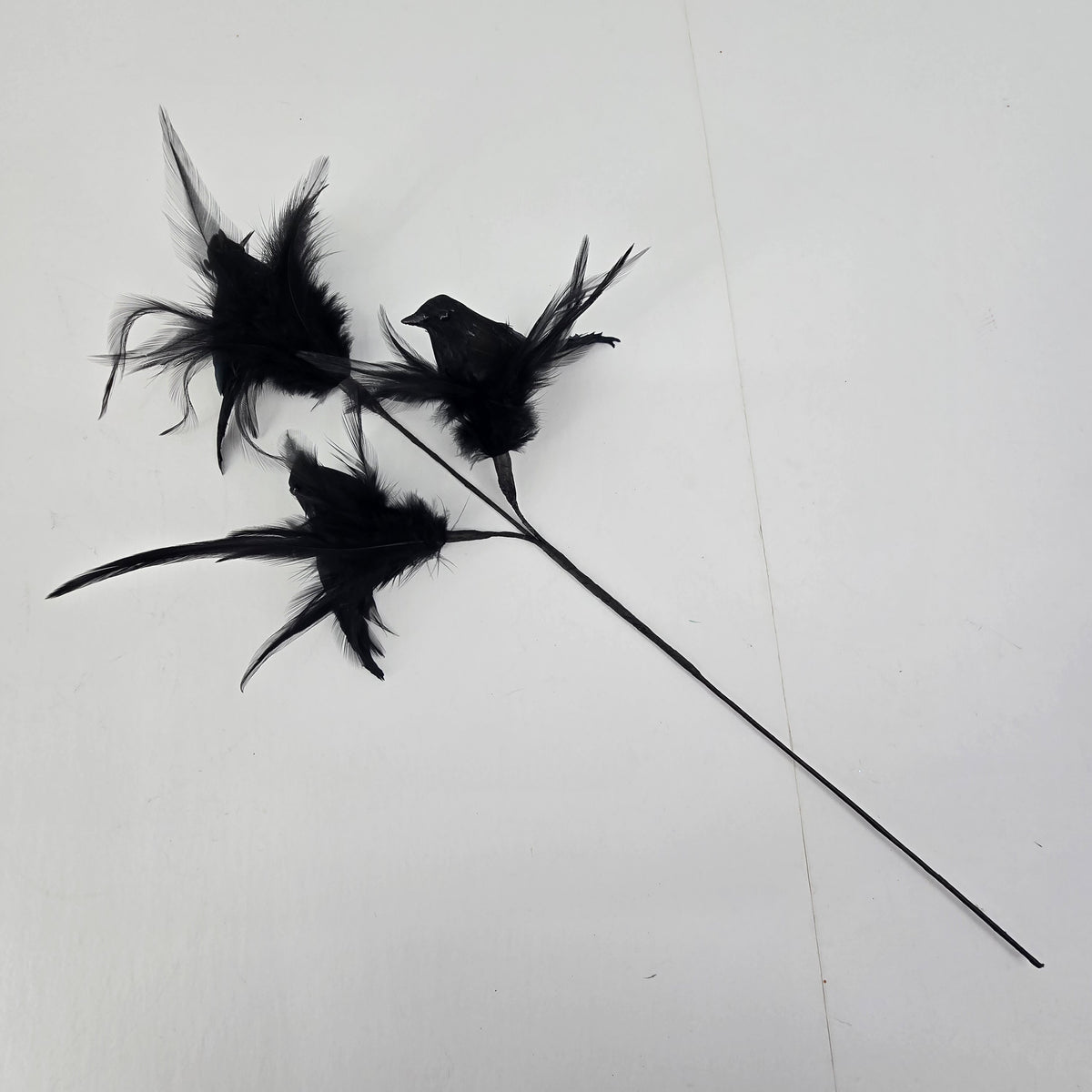 18&quot; Crow/Feather Spray x3--#afs502