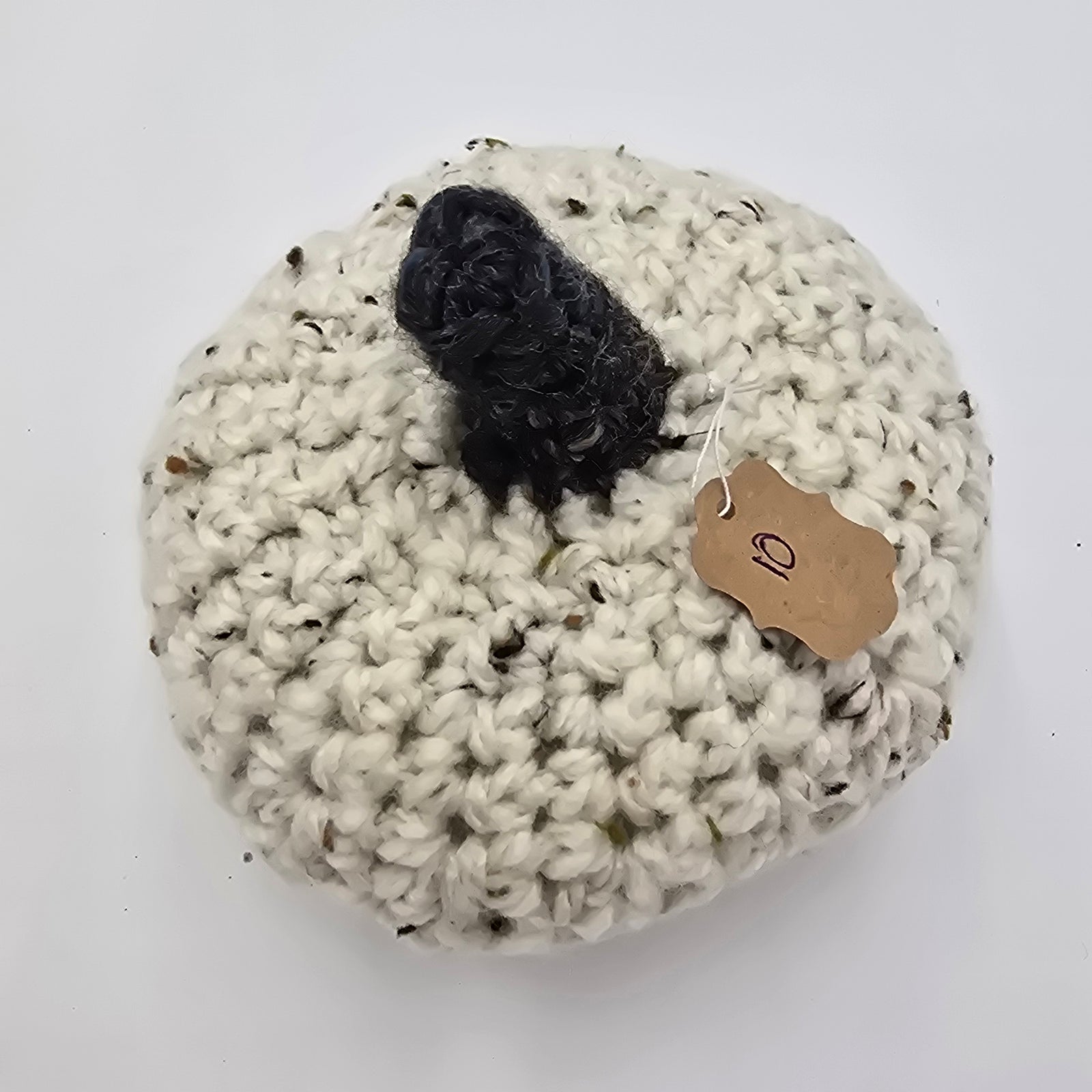 Med Handmade Pumpkin/Oatmeal #10--Crochet