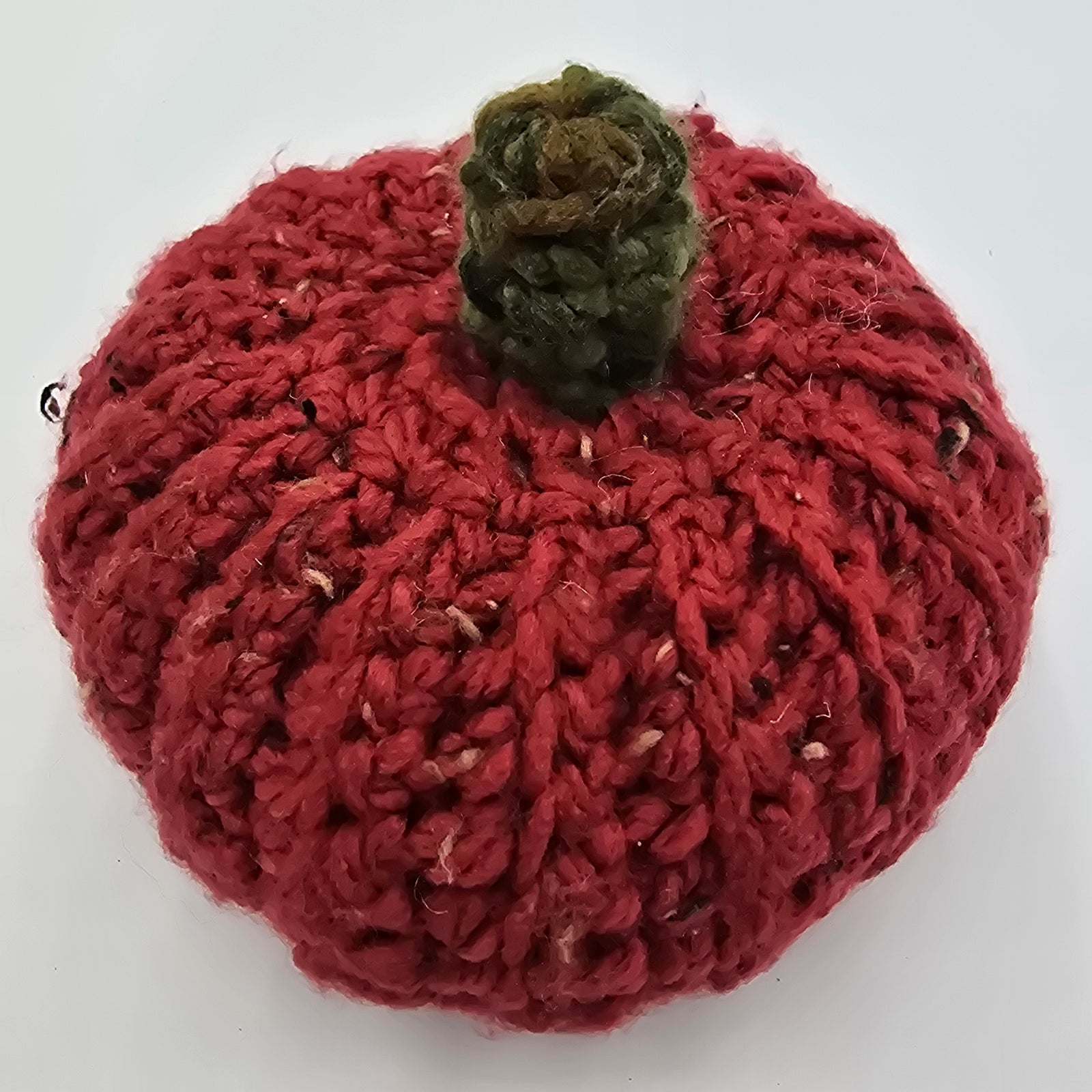 Med Handmade Pumpkin/Cranberry #12--Crochet