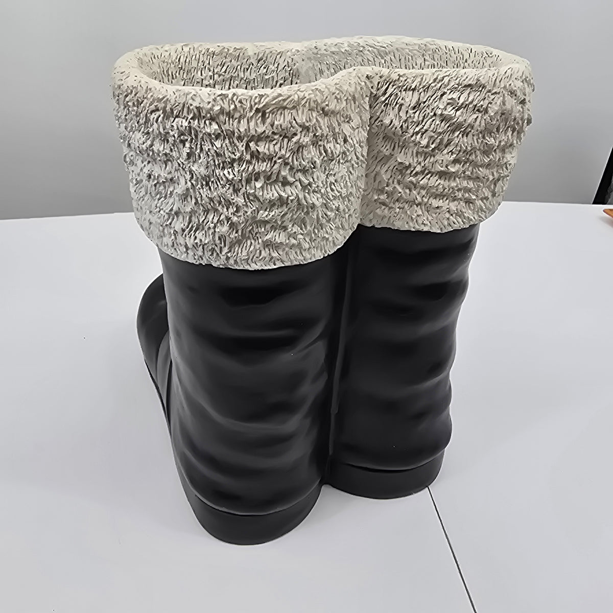 11&quot; Black Santa Boots-#xac702