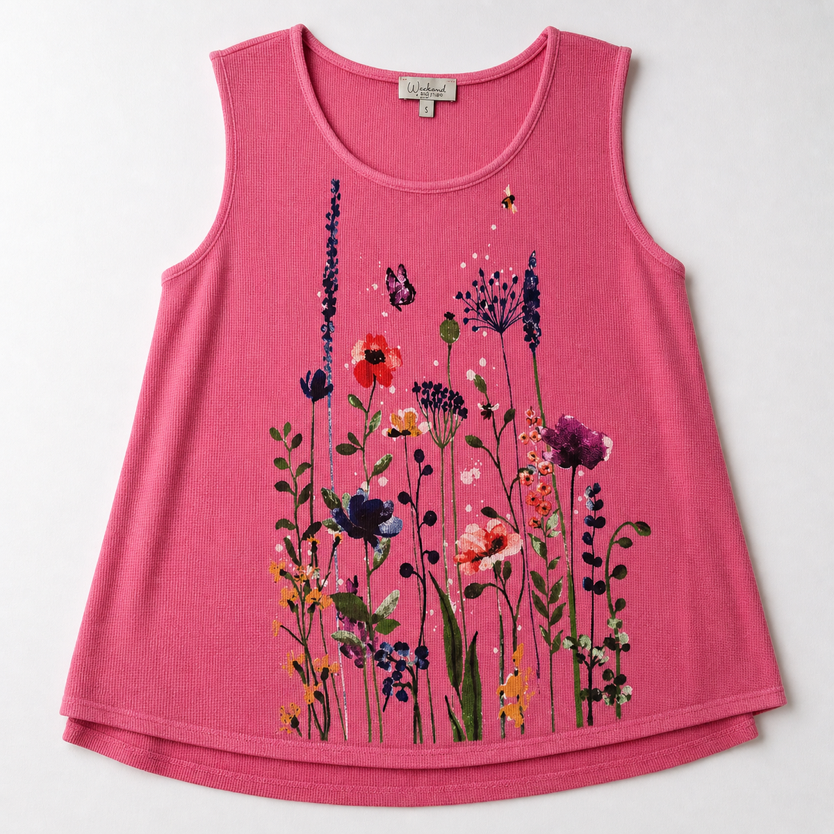Jess &amp; Jane Weekend Tank Top--"Gardenia"