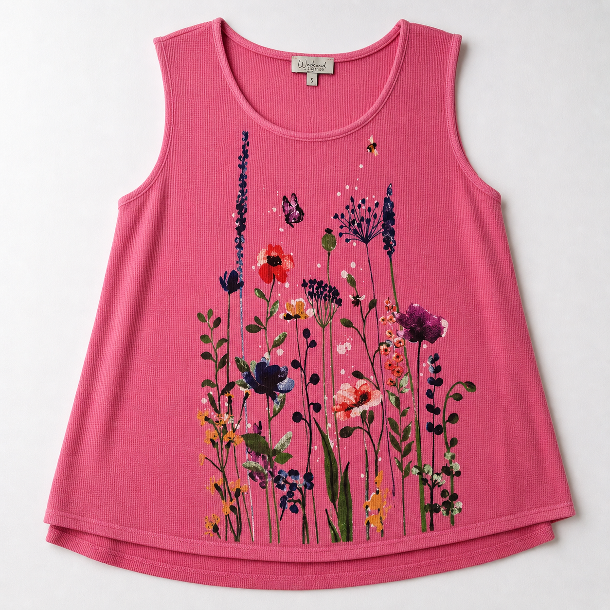 Jess & Jane Weekend Tank Top--"Gardenia"