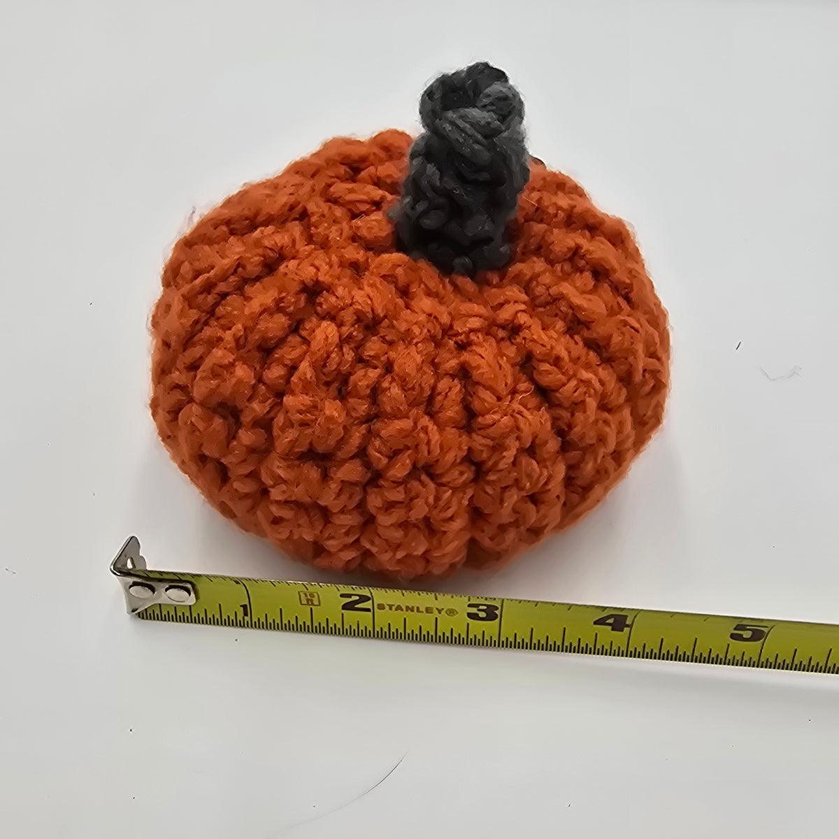 Sm Handmade Pumpkin/Orange #29--Crochet