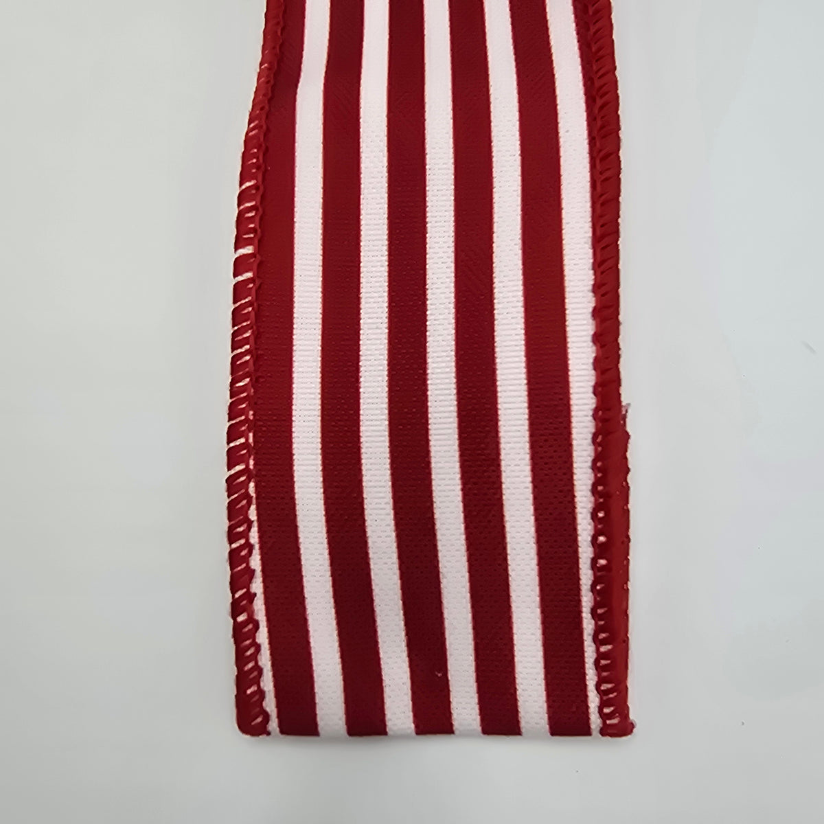 2.5&quot; Striped Ribbon--#rw2209-re/wh