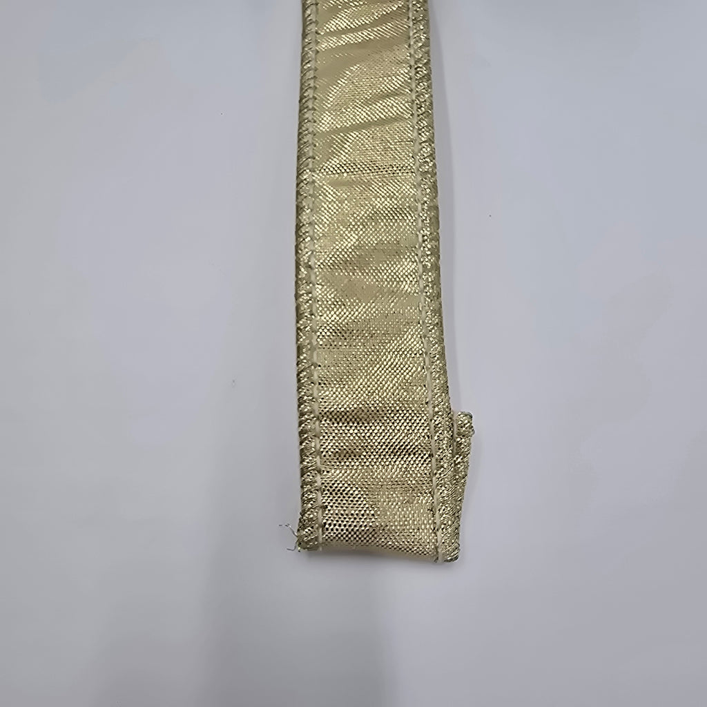 1.5" met dupioni ribbon--#rm0825