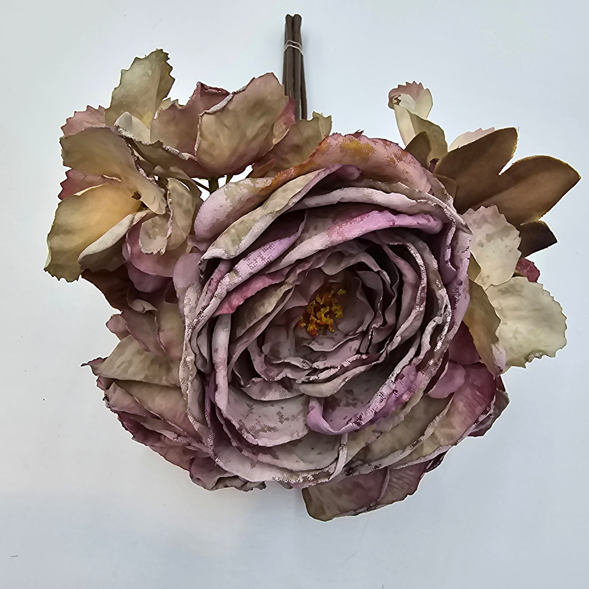 Rose/Hyd Bouquet-11&quot; #fbq002
