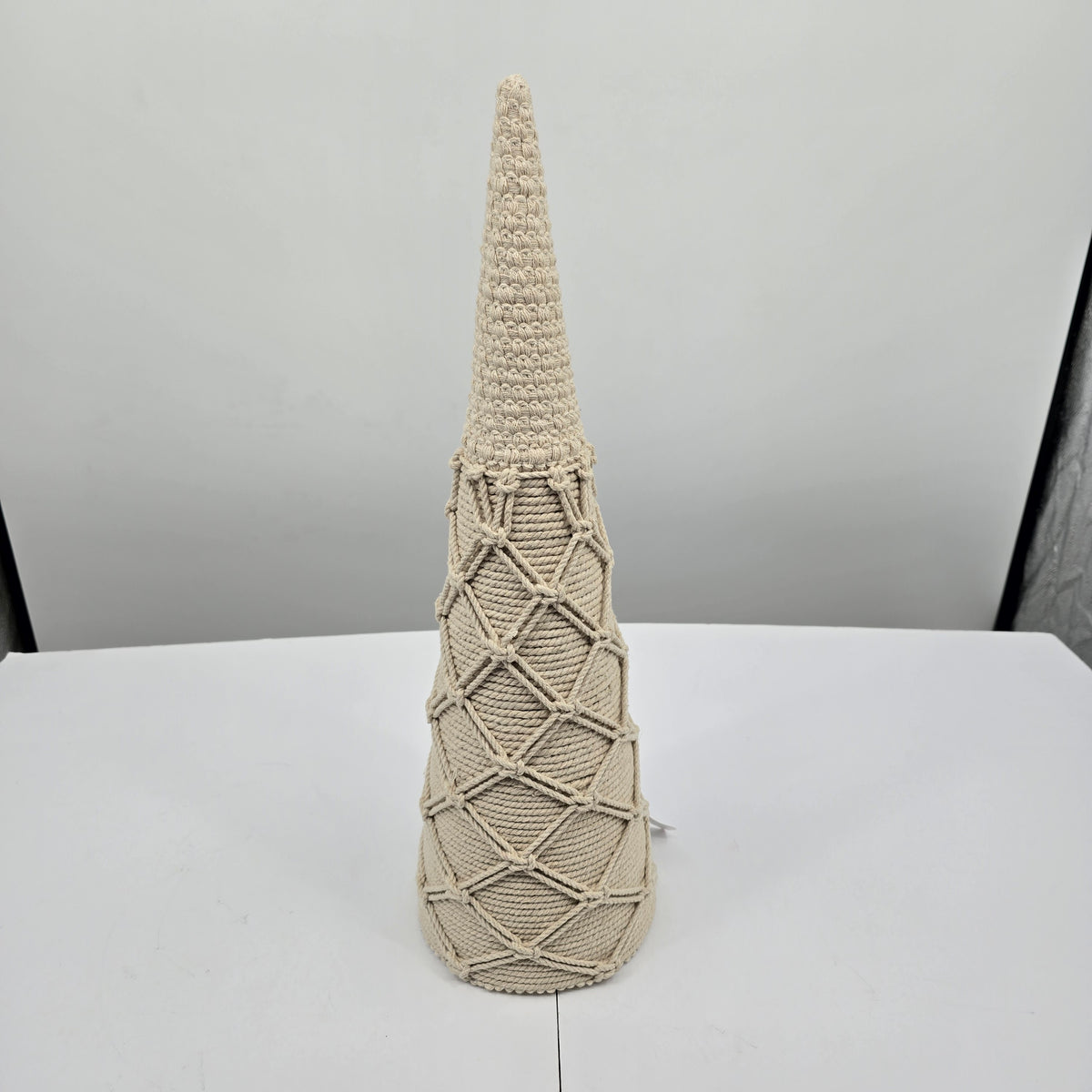 Hemp Cord Tree Topiary--#xau026