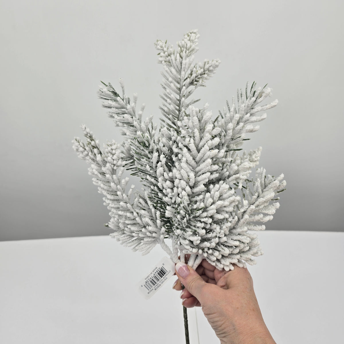 17.5&quot; Snowy Pine Spray--#ys1542