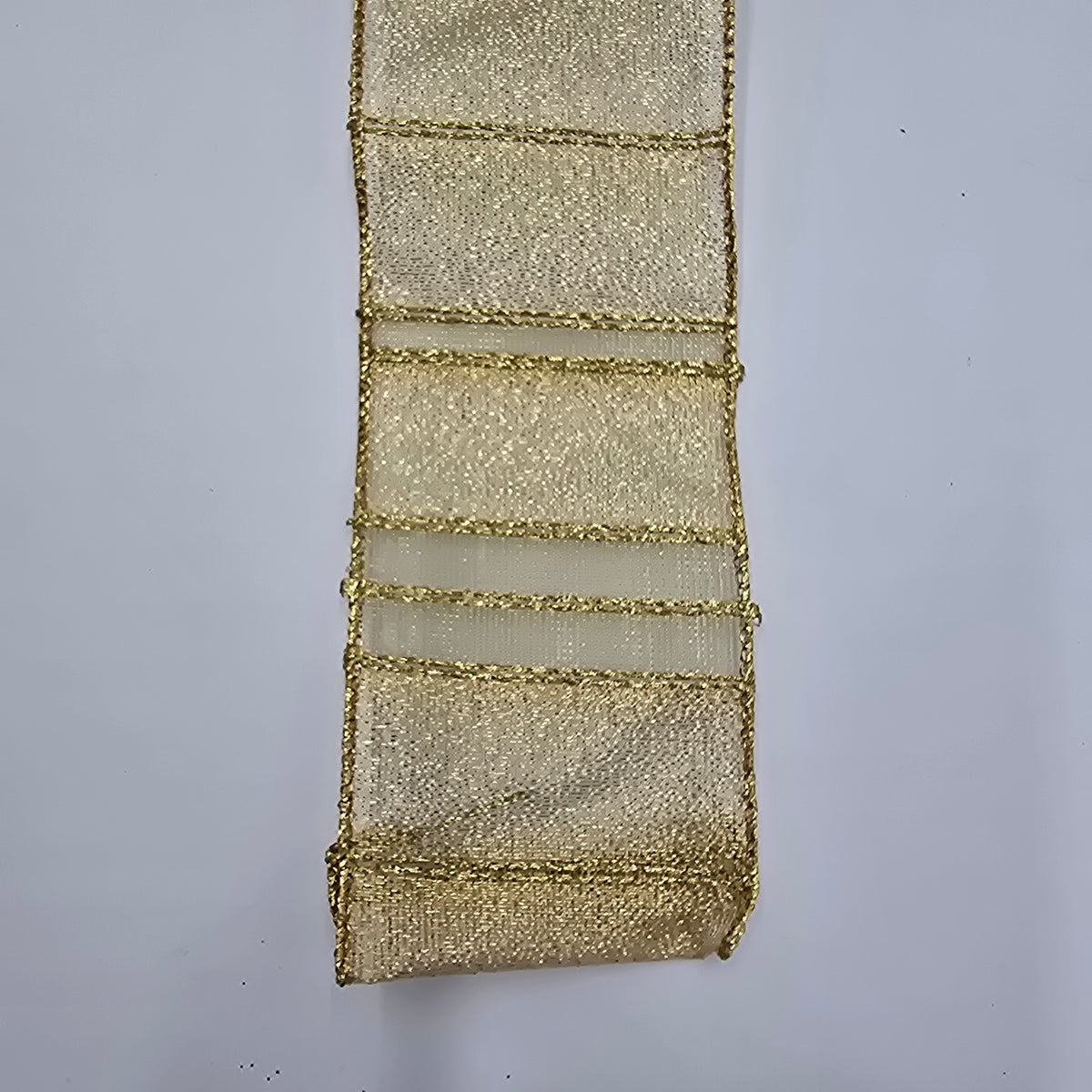 2.5&quot; Sparkle Mesh Ribbon--#re1001-go