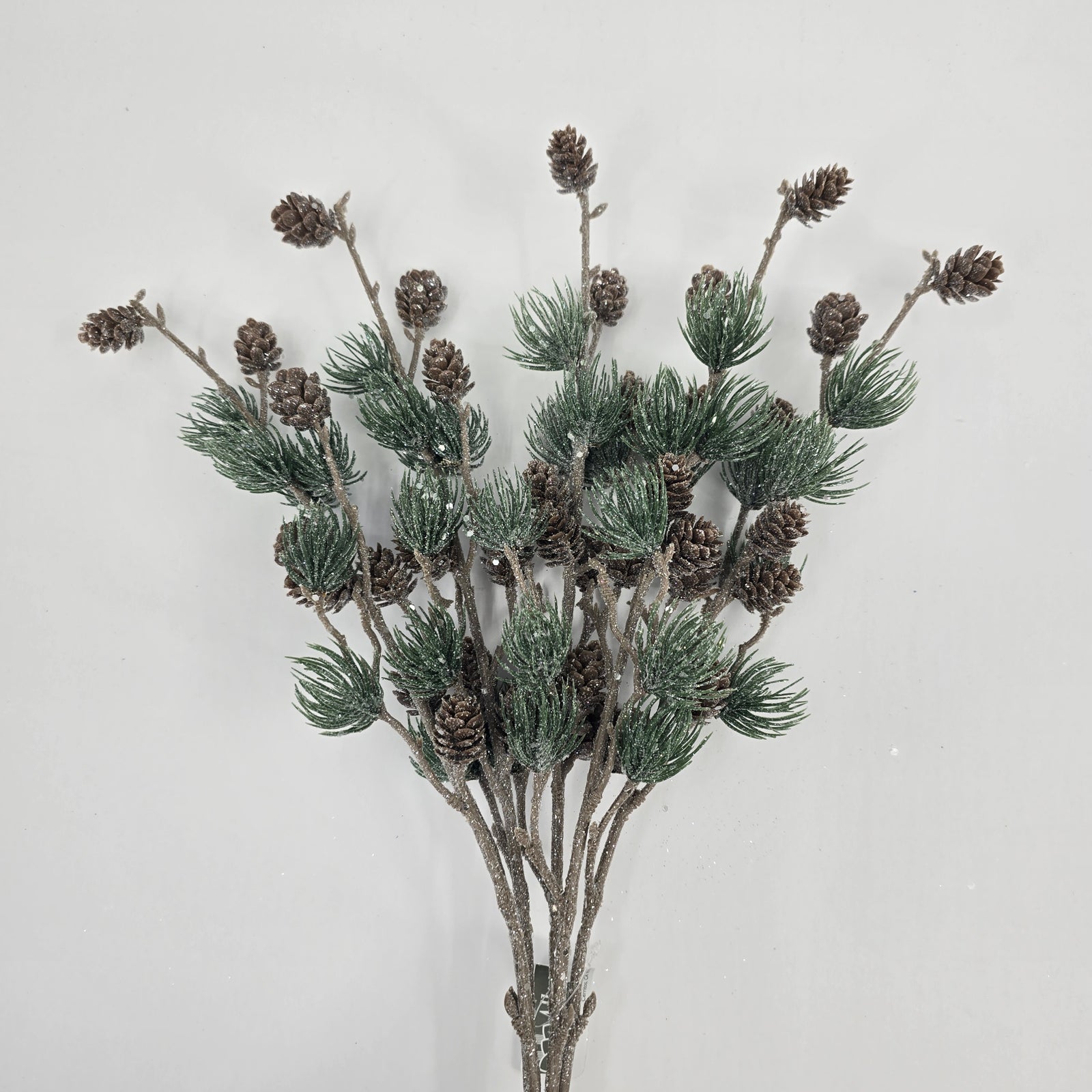 17" Icy Glitter Pine Bush--#xds317