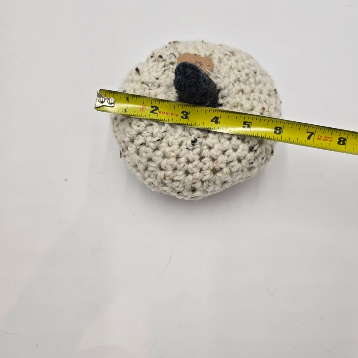 Med Handmade Pumpkin/Oatmeal #10--Crochet