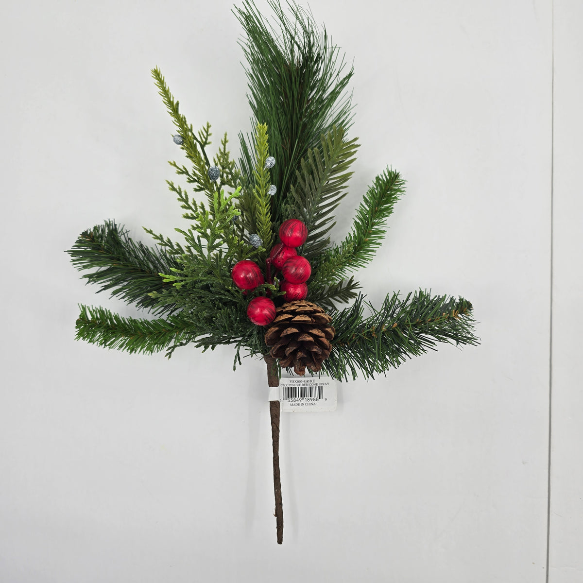 15.5&quot; Mx Pine/Berry Spray-#ysx005