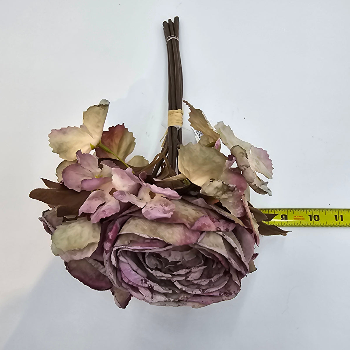 Rose/Hyd Bouquet-11&quot; #fbq002