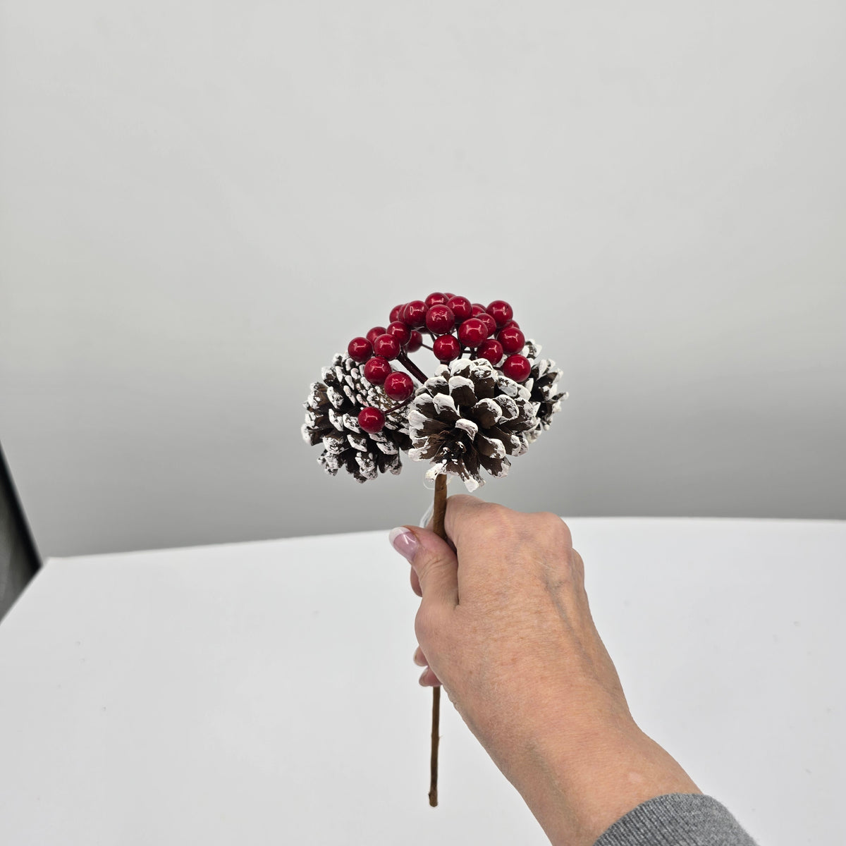 10&quot; Berry/Cone Pick-White Cones