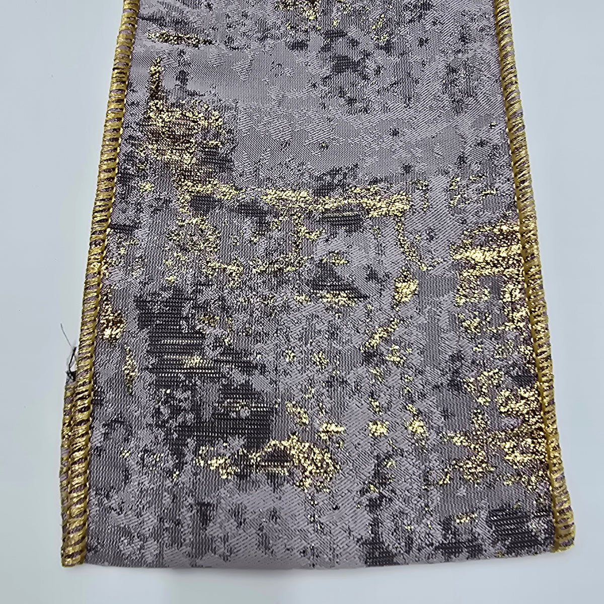 4&quot; Damask Metallic Ribbon--#237072