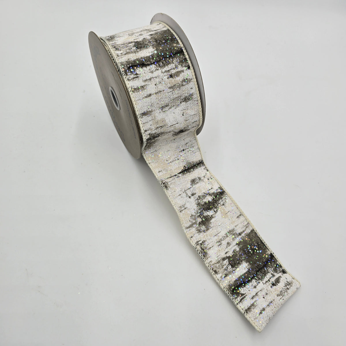 2.5&quot; Birch Print Ribbon/Sparkle--#238460