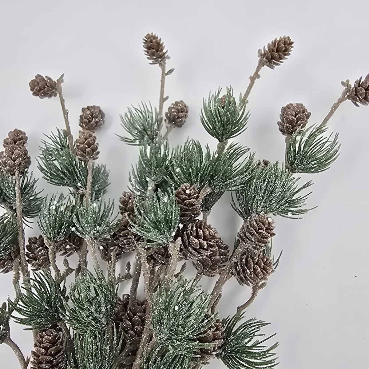 17&quot; Icy Glitter Pine Bush--#xds317