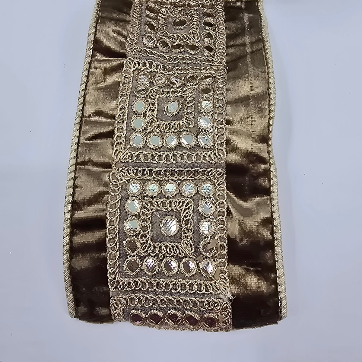 4&quot; met trim velvet ribbon--#rv1009