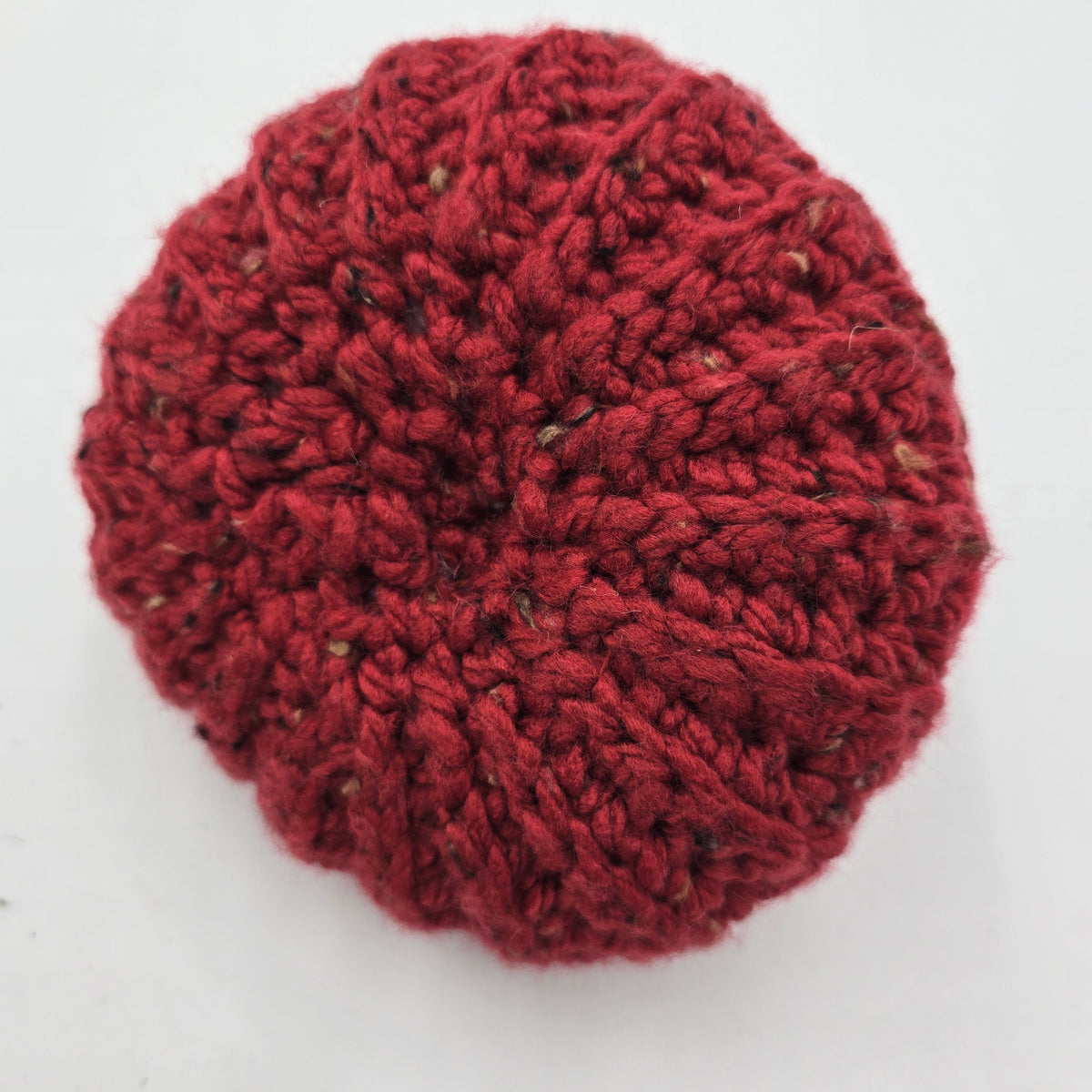 Med Handmade Pumpkin/Cranberry #12--Crochet