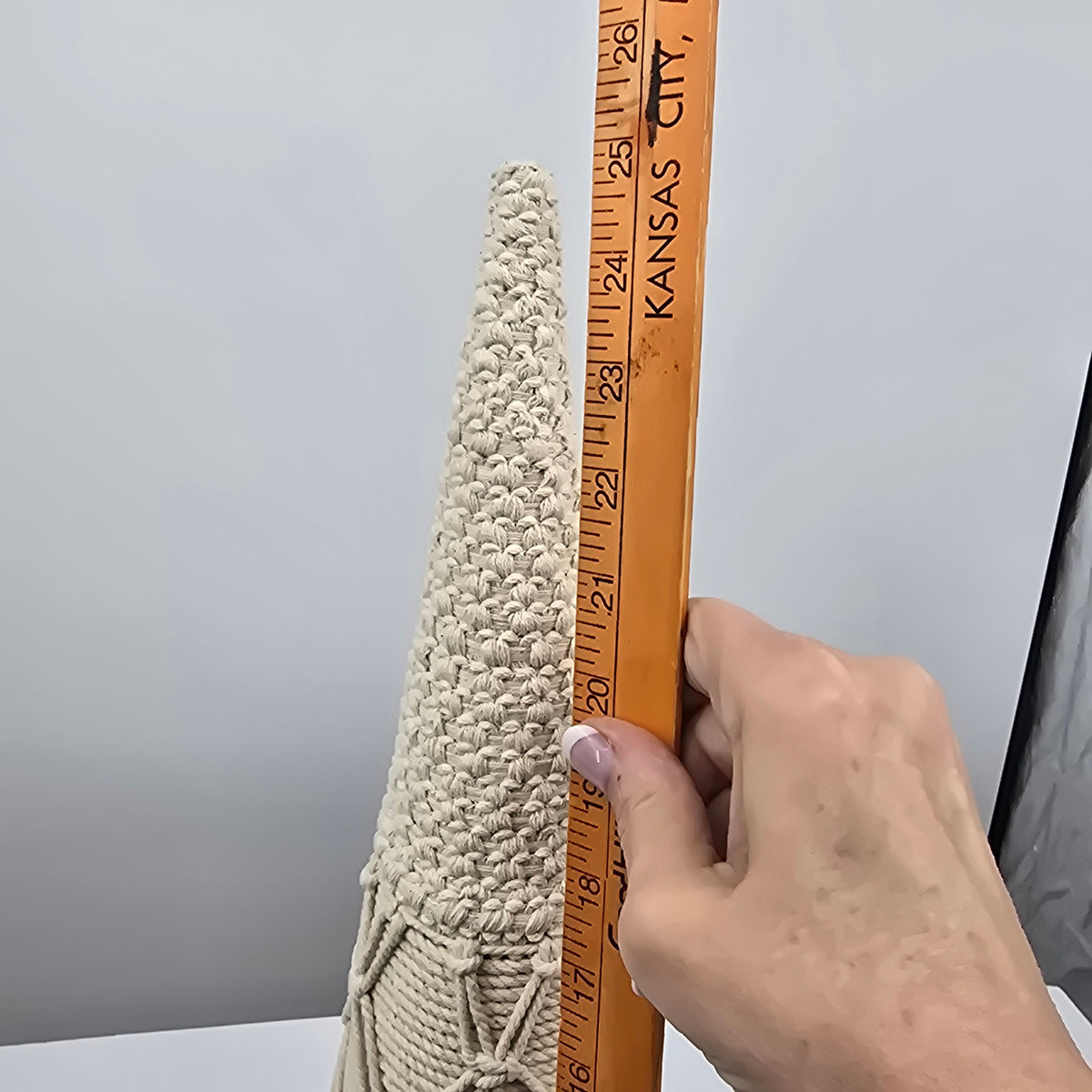 Hemp Cord Tree Topiary--#xau026