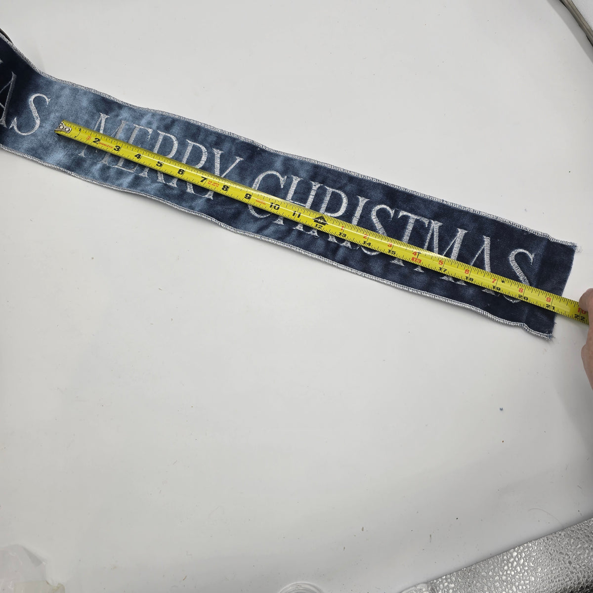 4&quot; Merry Christmas Velvet Ribbon--#rv3324