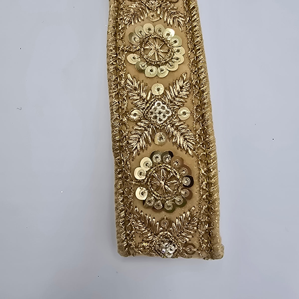 1.5&quot; Jewel Trim Velvet Ribbon--#rv2734