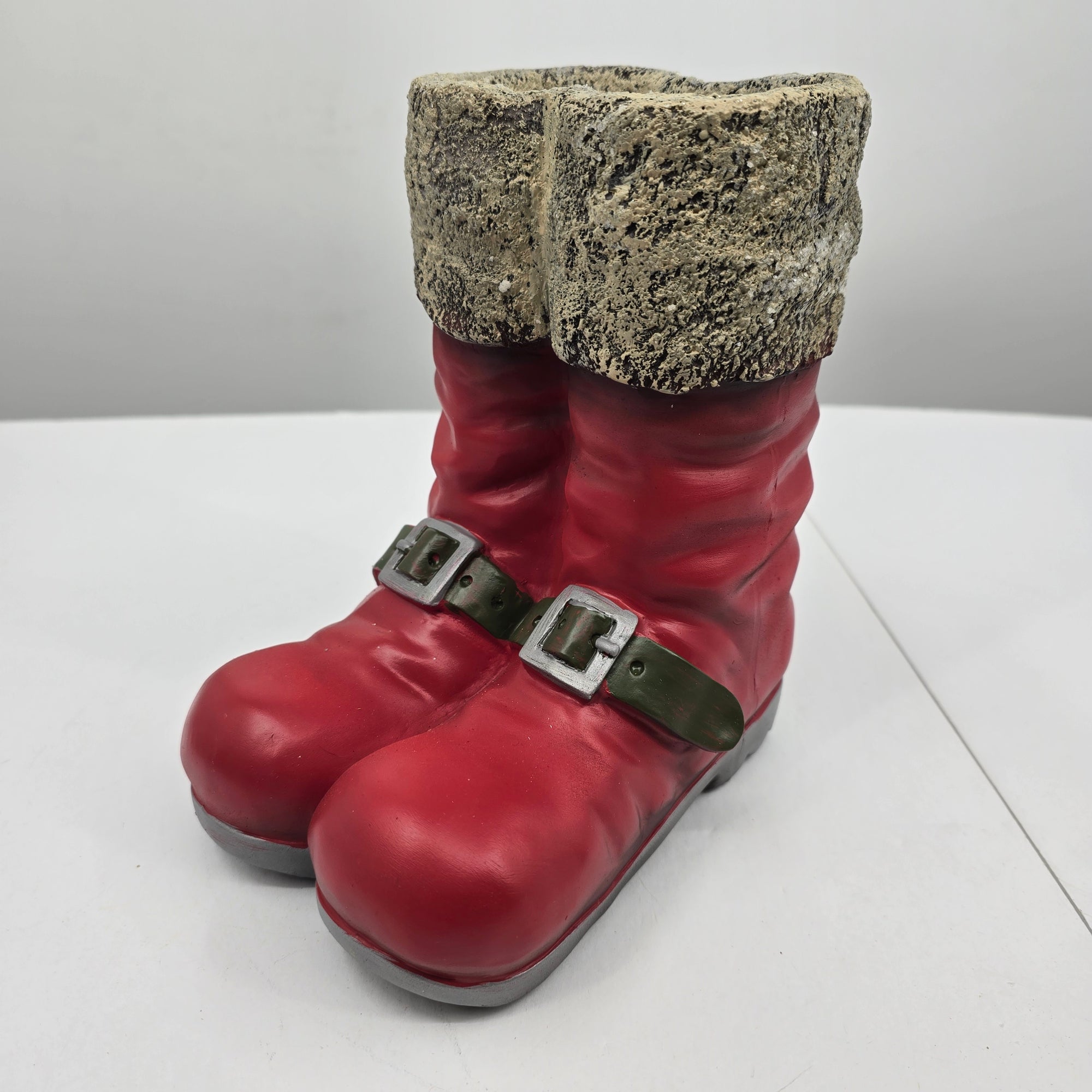 9" Red Santa Boots-#xac524