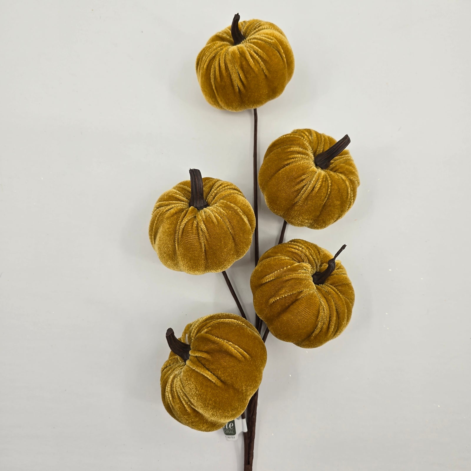 24" Velvet Pumpkin Spray--#vsp120