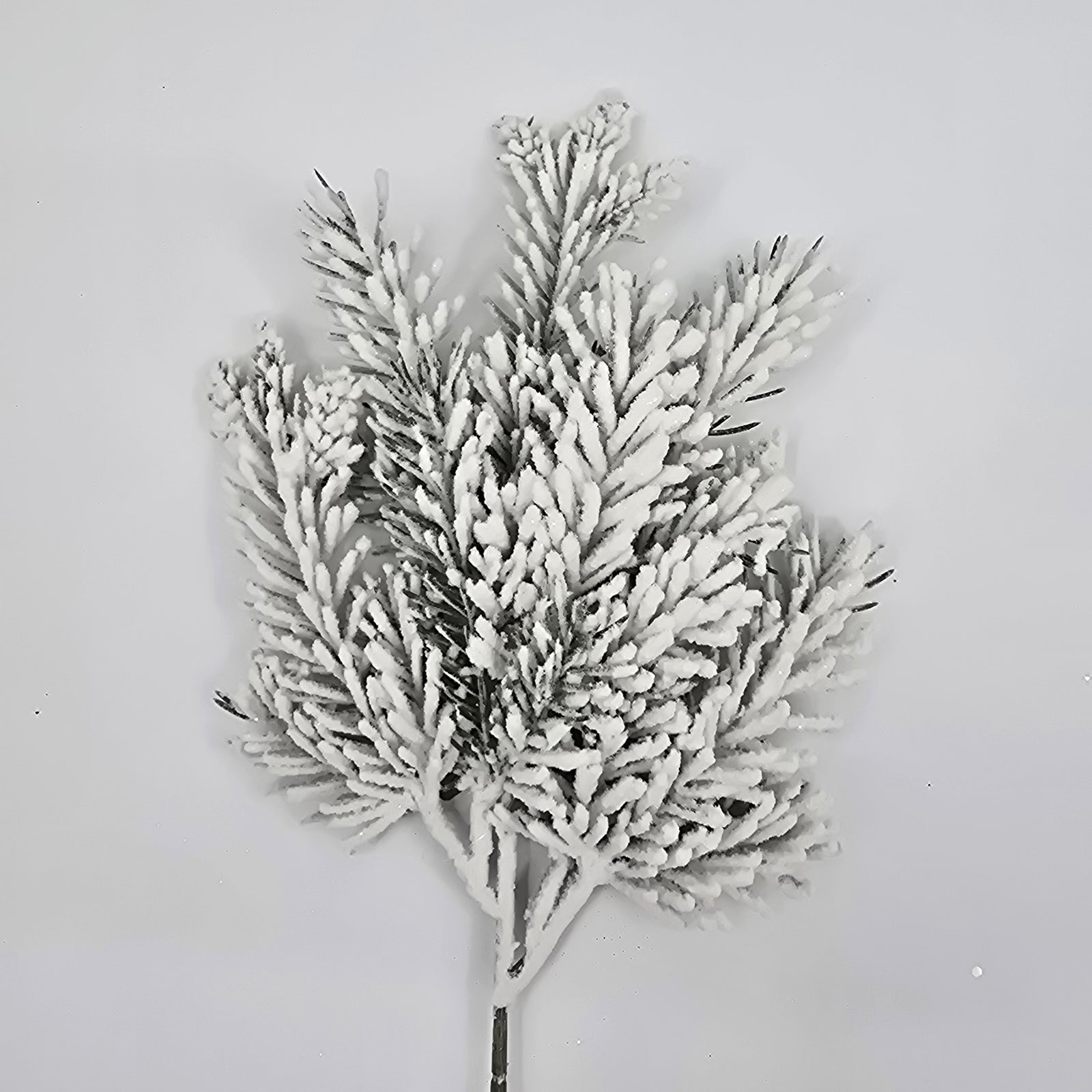 17.5" Snowy Pine Spray--#ys1542
