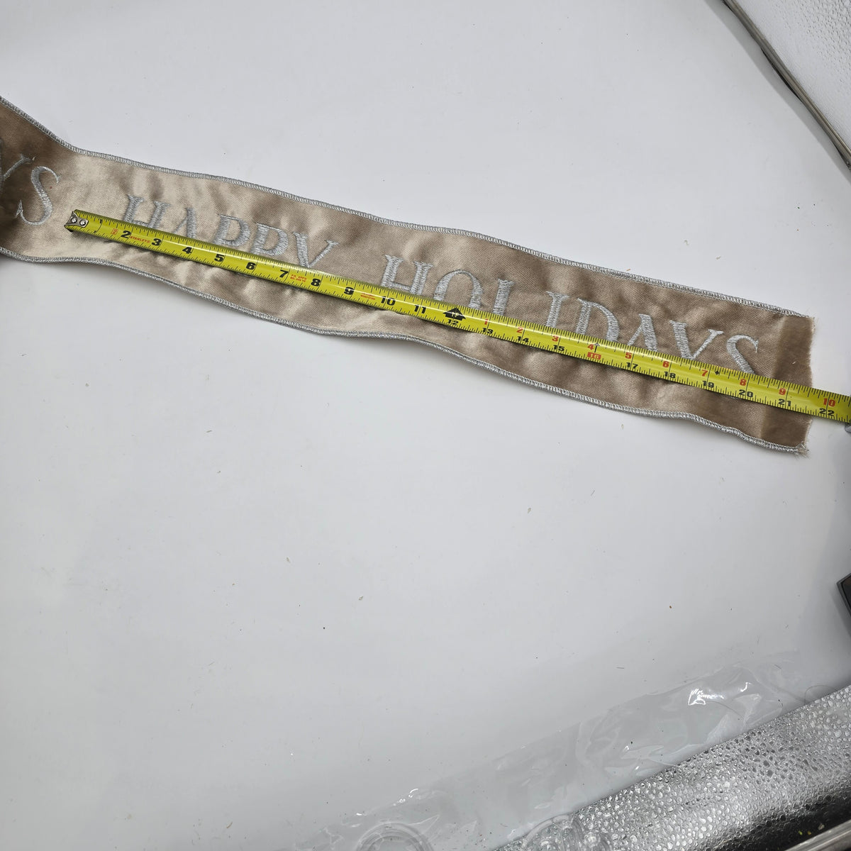 4&quot; Happy Holidays Velvet Ribbon--#rv3326