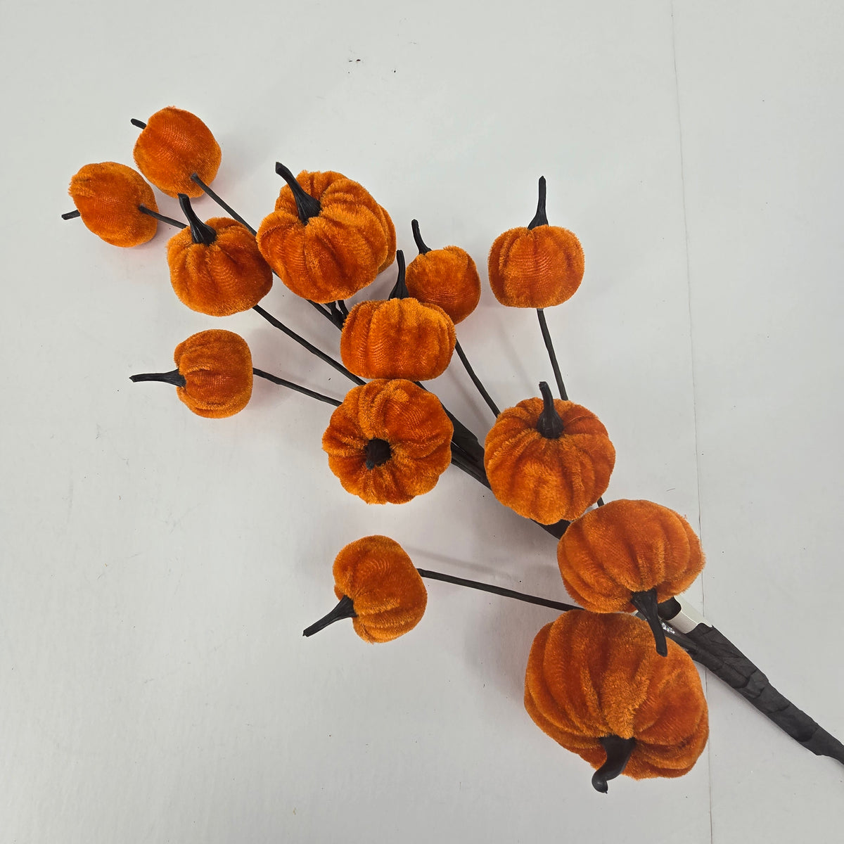 30&quot; Velvet Pumpkin Spray--#afs118