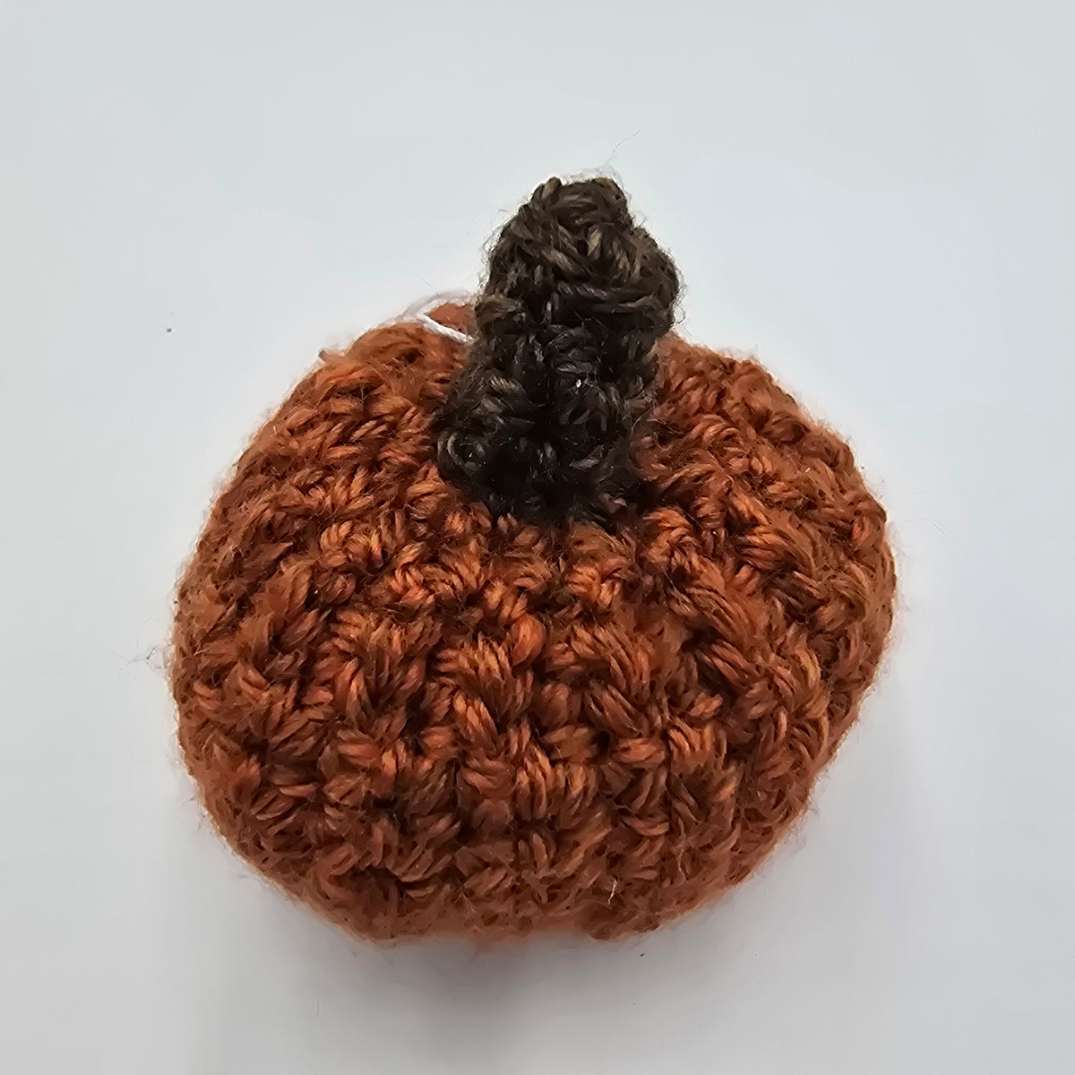 Mini Handmade Pumpkin/Rust #43--Crochet