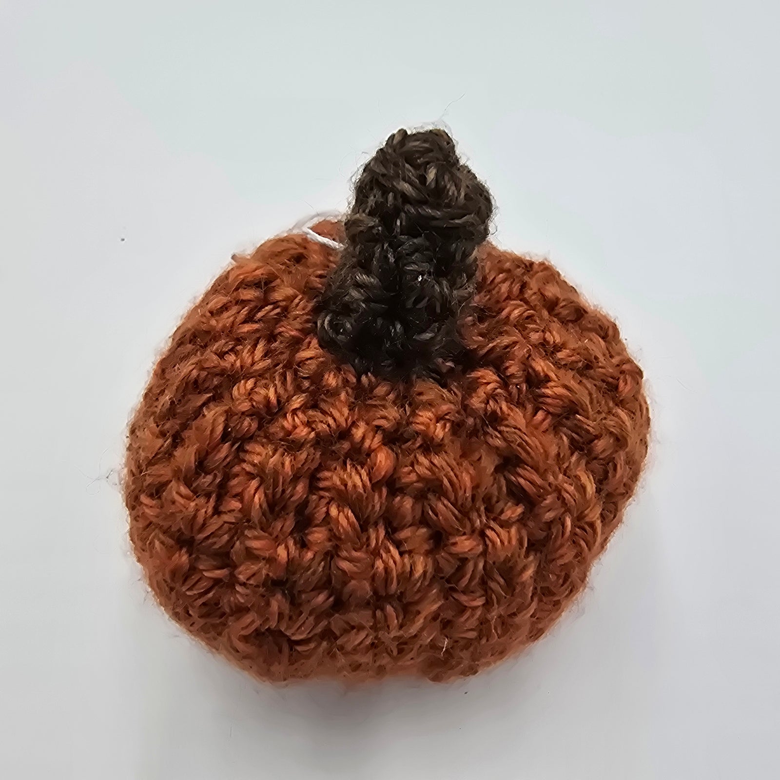 Mini Handmade Pumpkin/Rust #43--Crochet