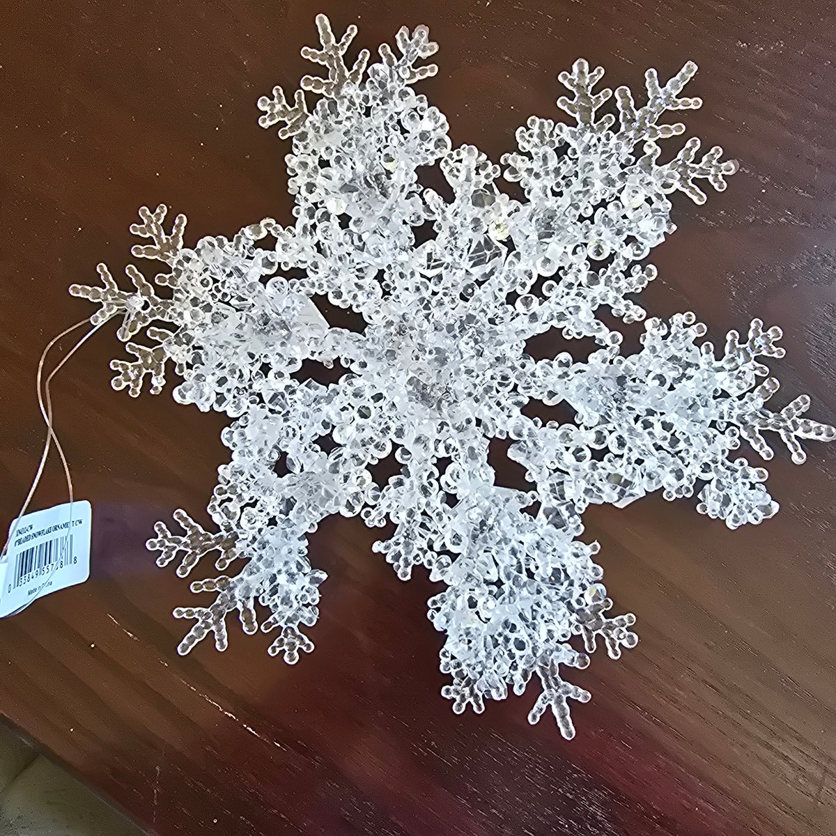 8&quot; Acrylic Snowflake--#xn4312