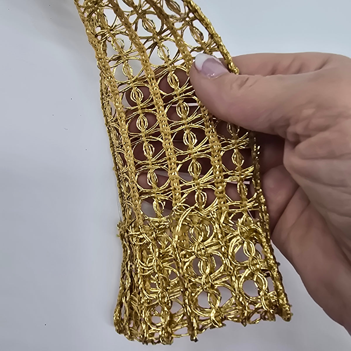 4&quot; Metallic Ribbon #rm4300-go