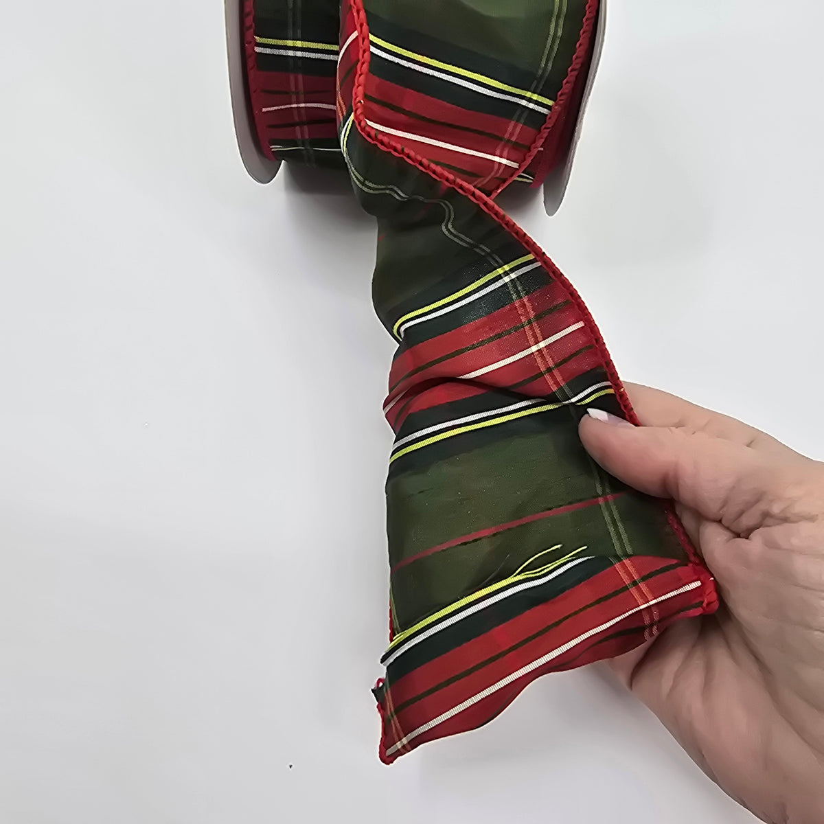 4&quot; Plaid Ribbon--#rw2236