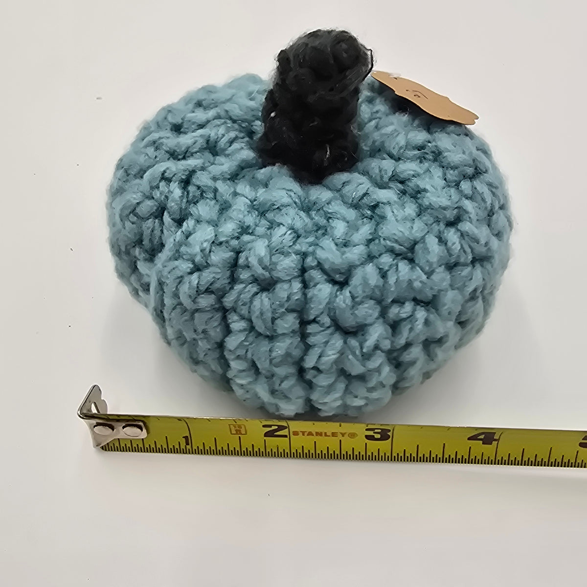 Sm Handmade Pumpkin/Blue #27--Crochet