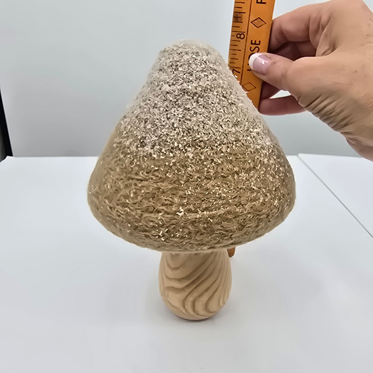 Wood/Felt Mushrooms--#xau433