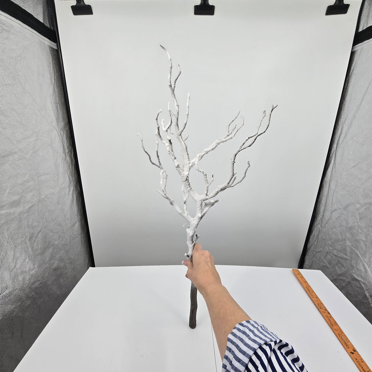 28&quot; Snowy Twig Spray--#xas477