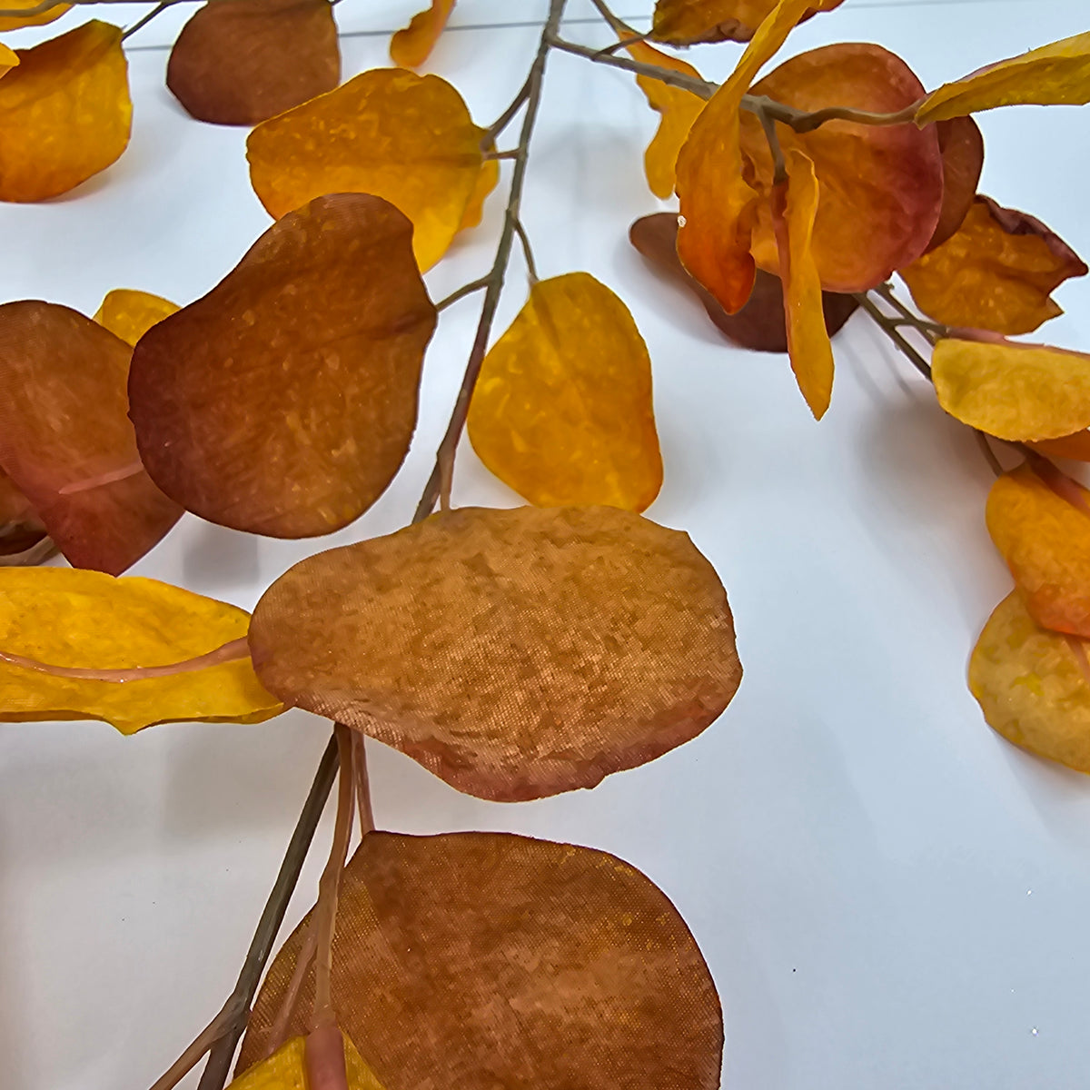 38.5&quot; Eucalyptus Leaf Spray-#pse817-flame