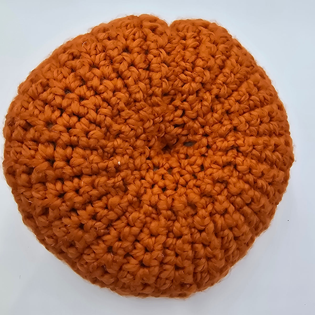 Lg Handmade Pumpkin/Orange #3--Crochet